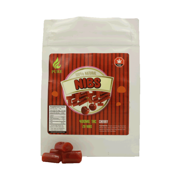 Nibs – THC Infused Licorice – 400mg | CannaCured Canada