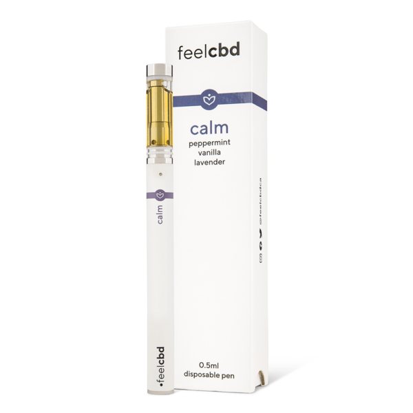 FeelCBD – Calm – Disposable CBD Vape Pen 0.5ml | CannaCured Canada