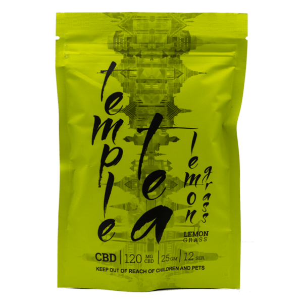 Temple Tea – Lemongrass CBD Tea – 120mg | CannaCured Canada