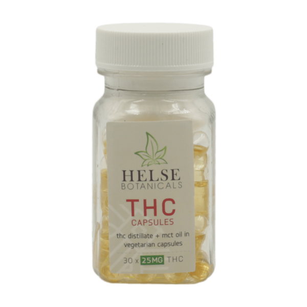 Helse Botanicals – THC Capsules – 25mg | CannaCured Canada