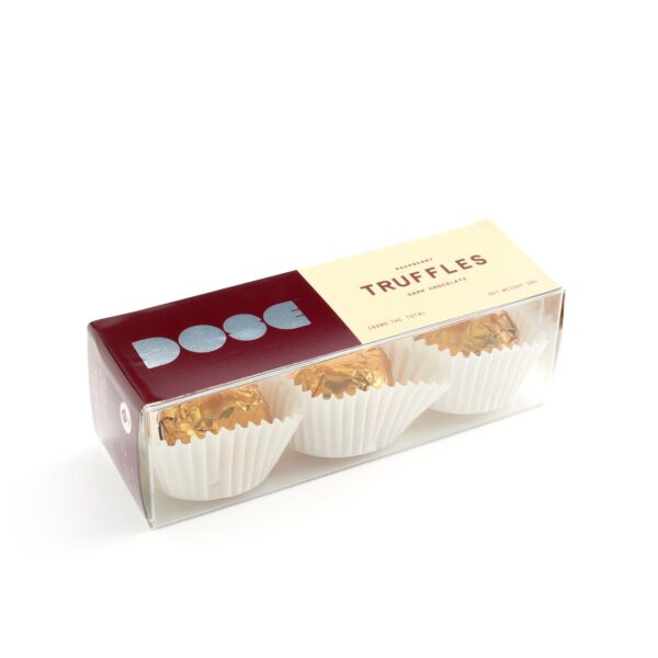 Dose Edibles – Truffles – Dark Chocolate Raspberry – 180mg THC | CannaCured Canada