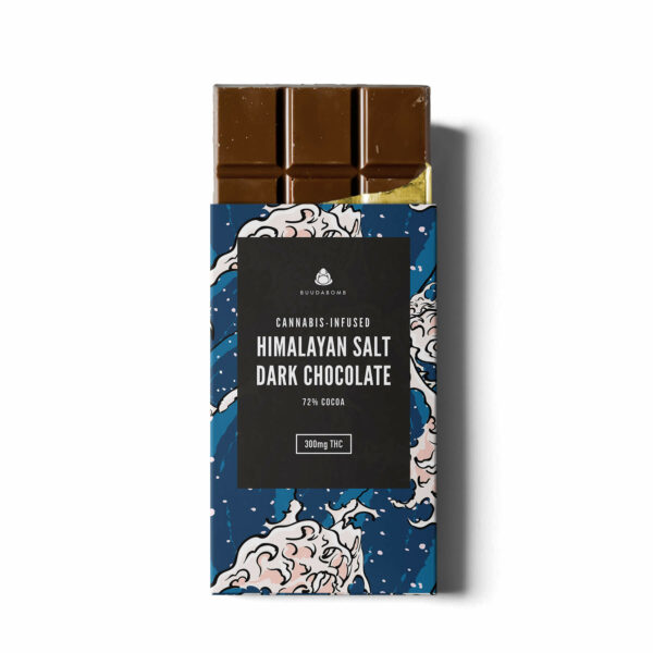 Buudabomb – Himalayan Salt Dark Chocolate – 300mg THC | CannaCured Canada