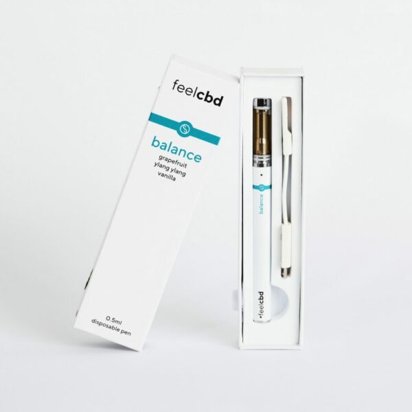 FeelCBD – Balance – Dispsable CBD Vape Pen 0.5ml | CannaCured Canada