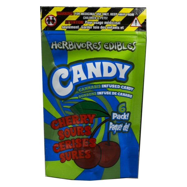Herbivores Edibles – Cherry Sours Gummies | CannaCured Canada
