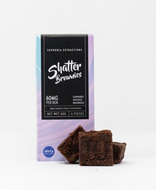 Euphoria Extractions – Shatter Brownies (Indica) | CannaCured Canada