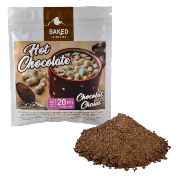 Baked Edibles – Hot Chocolate 20mg THC | CannaCured Canada
