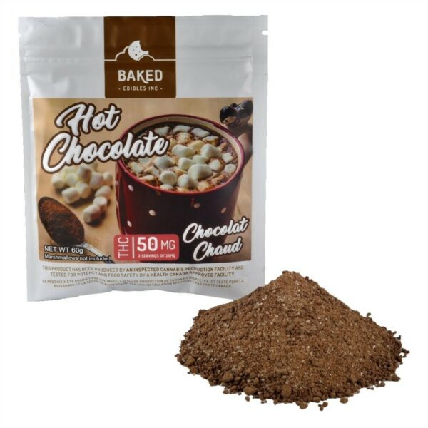 Baked Edibles – Hot Chocolate 50mg THC | CannaCured Canada