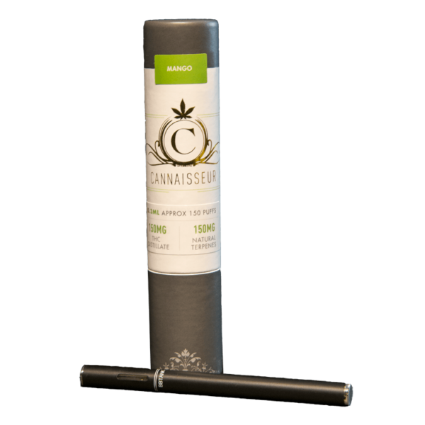 Cannaisseur – Disposable THC Distillate Pen – Mango 0.3ml | CannaCured Canada