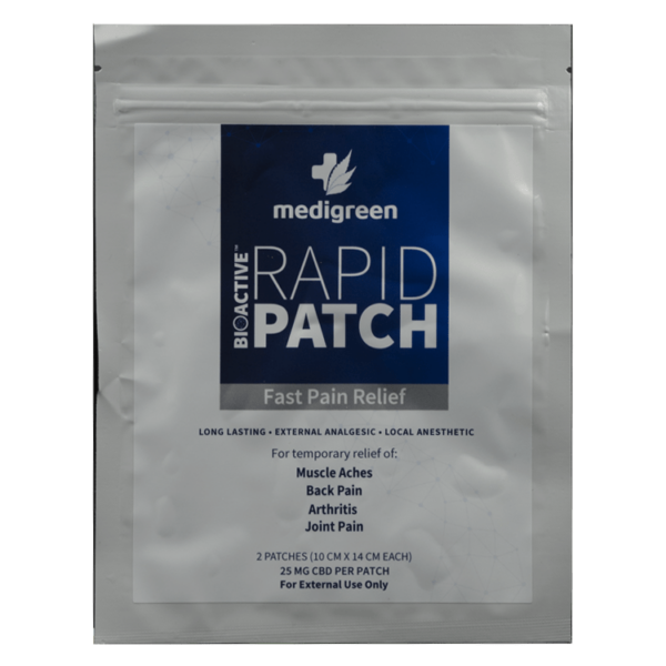Medigreen Rapid CBD Patch – Fast Pain Relief | CannaCured Canada