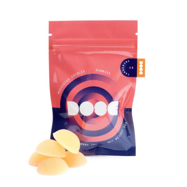 Dose Edibles Gummies – Tangerine | CannaCured Canada