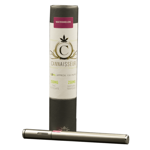 Cannaisseur – Disposable THC Distillate Pen – Watermelon 0.3ml | CannaCured Canada