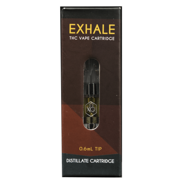 XO Exhale – THC Distillate Refill Cartridge – Banana Kush 0.6ml | CannaCured Canada