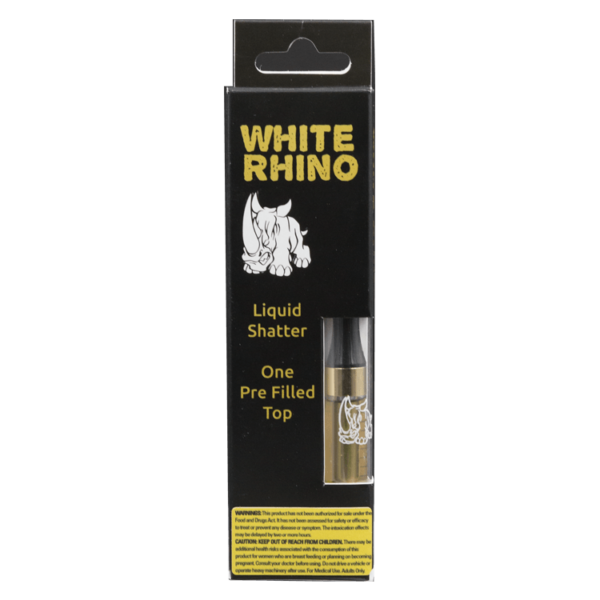 White Rhino – Liquid Shatter Refill Cartridge – Girl Scout Cookies 1g | CannaCured Canada