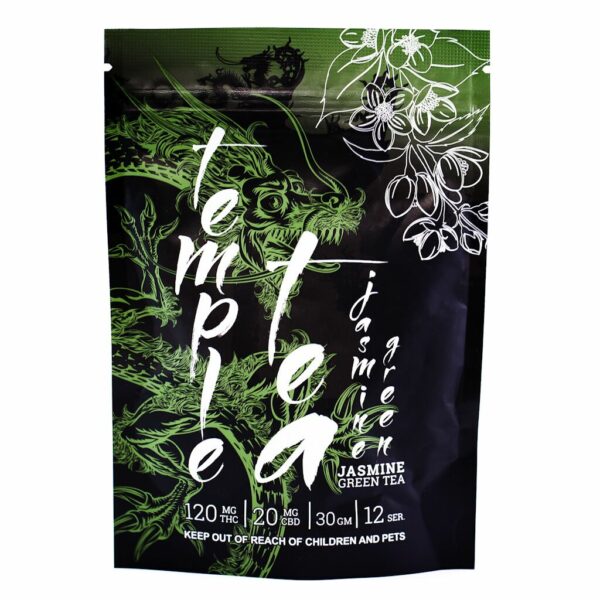 Temple Tea – Jasmine Green Tea – 120mg THC | CannaCured Canada