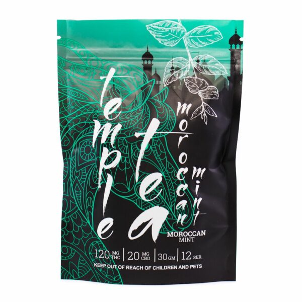 Temple Tea – Moroccan Mint – 120mg THC | CannaCured Canada