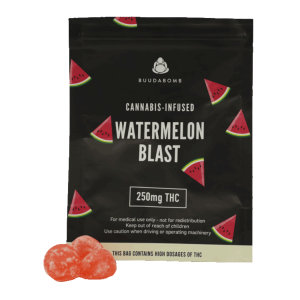 Buudabomb – Watermelon Blast – 250mg | CannaCured Canada