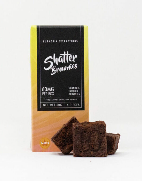Euphoria Extractions – Shatter Brownies (Sativa) | CannaCured Canada