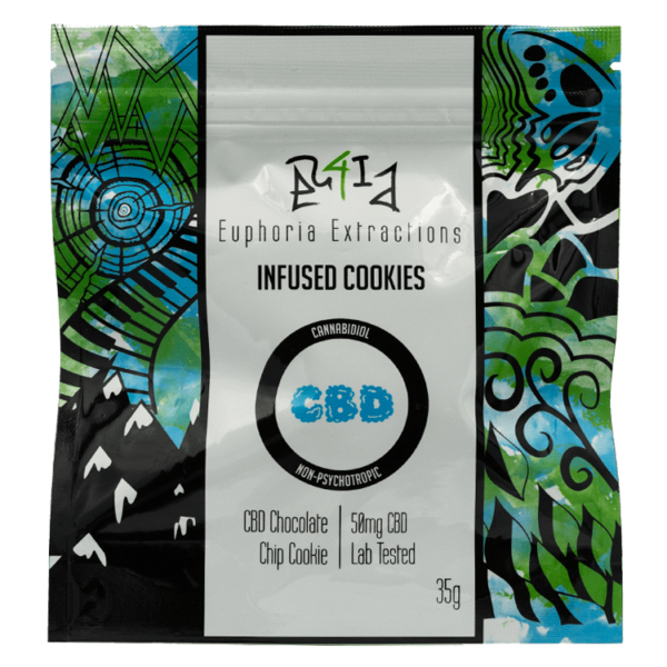 Euphoria Extractions – CBD Cookie – 50mg | CannaCured Canada