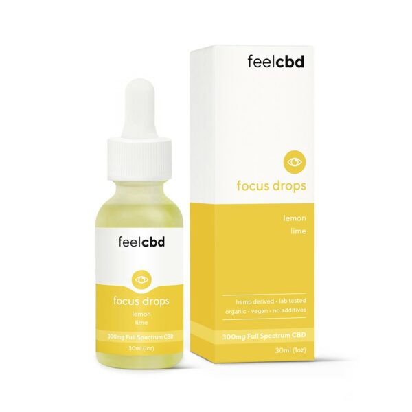 FeelCBD – Focus Drops – CBD Tincture 300mg | CannaCured Canada