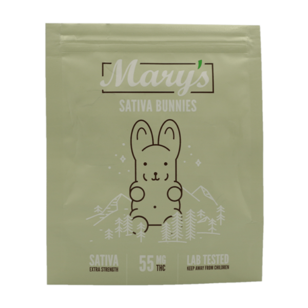 Mary’s Medibles – Sativa Bunnies – Extra Strength – 55mg | CannaCured Canada