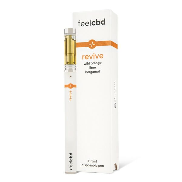 FeelCBD – Revive – Dispsable CBD Vape Pen 0.5ml | CannaCured Canada