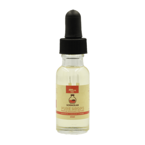 Sciencelab – Pure Drops – Premium Distillate Tincture – 400mg THC | CannaCured Canada
