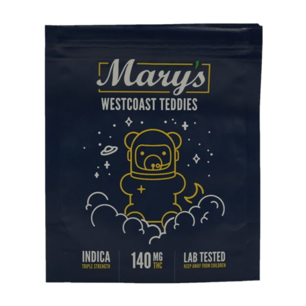 Mary’s Medibles – Westcoast Teddies – Triple Strength – 140mg | CannaCured Canada