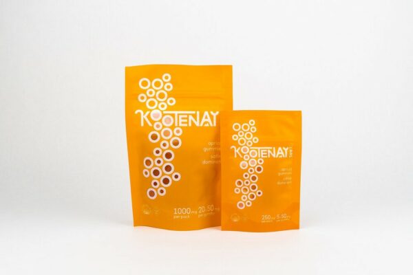 Kootenay Labs – Sativa Gummies – Apricot – 250mg THC | CannaCured Canada