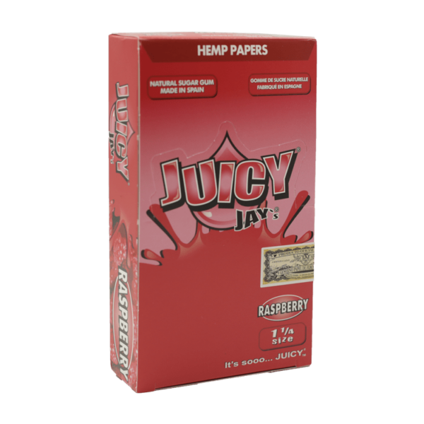 Juicy Jay’s – Hemp Papers (1.25 inch) – Raspberry | CannaCured Canada