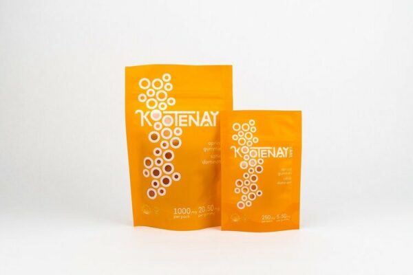 Kootenay Labs – 1:1 Gummies – Tangerine – 1000mg | CannaCured Canada