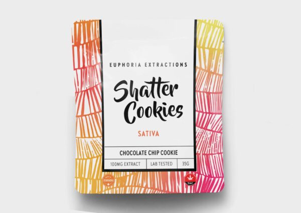 Euphoria Extractions – Chocolate Chip Cookie – Sativa – 100mg THC | CannaCured Canada