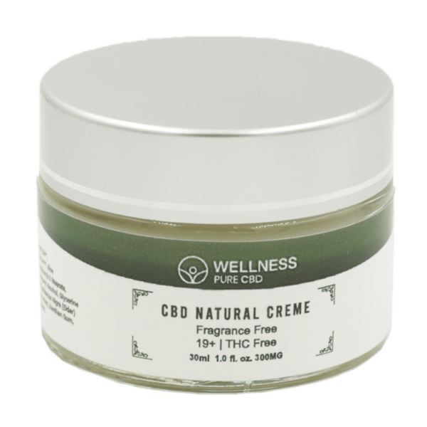 Wellness Pure CBD – Natural Creme – 500mg | CannaCured Canada