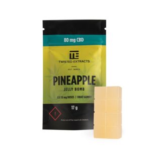 Twisted Extracts – Pineapple Jelly Bombs – CBD | CannaCured Canada