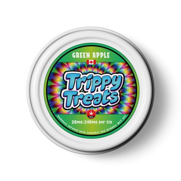 Trippy Treats – Hawaiian Fruit Punch Gummies – 400mg THC | CannaCured Canada