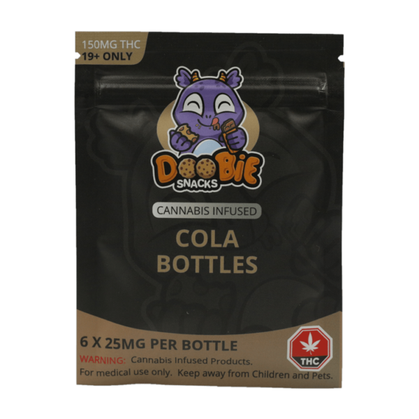 Doobie Snacks – CBD Sour Gummy Bears – 150mg CBD | CannaCured Canada