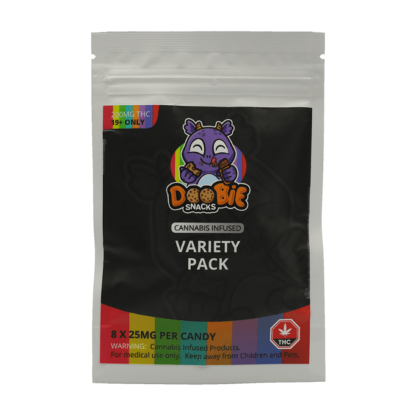 Doobie Snacks – CBD Sour Gummy Bears – 150mg CBD | CannaCured Canada