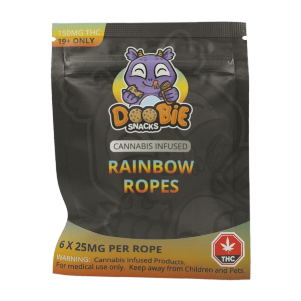 Doobie Snacks – Blue Raspberry – 200mg THC | CannaCured Canada