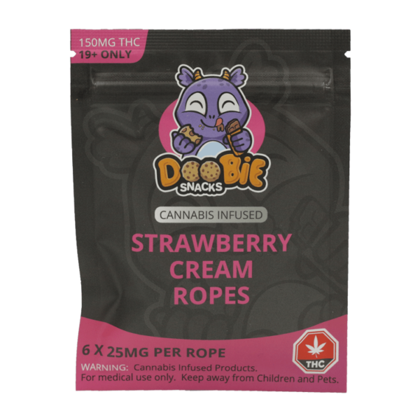 Doobie Snacks – Blue Raspberry – 200mg THC | CannaCured Canada
