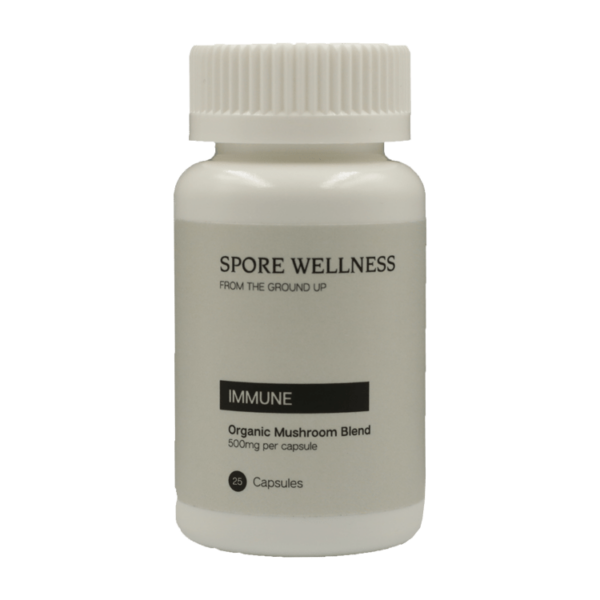 Spore Wellness – Organic Mushroom Blend – 500mg | CannaCured Canada