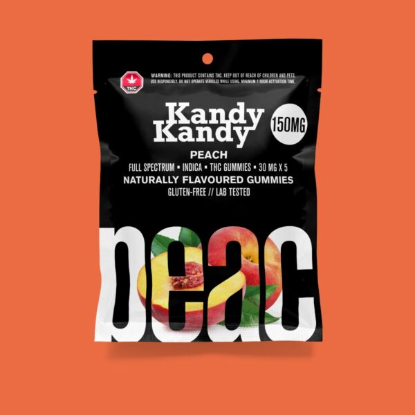 Kandy Kandy – Peach Gummies | CannaCured Canada