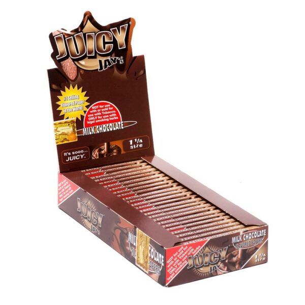 Juicy Jay’s – Hemp Papers (1.25 Inch) – Milk Chocolate | CannaCured Canada
