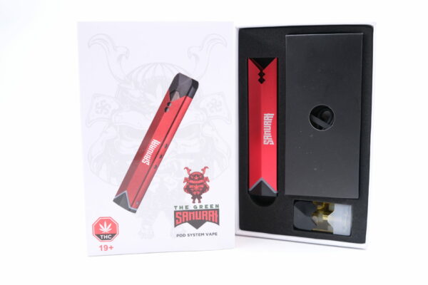 The Green Samurai – LED Vape Kit – 1ml THC | CannaCured Canada