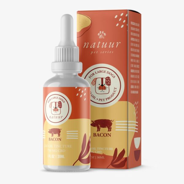 Natuur – Pet Series – CBD Oil For Small Dogs – Bacon Flavour – 125mg | CannaCured Canada