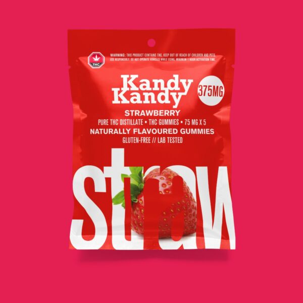 Kandy Kandy – Strawberry Gummies | CannaCured Canada
