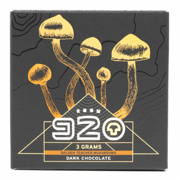 Room 920 – Mushroom Chocolate Bar – Dark Chocolate – 3 Grams | CannaCured Canada