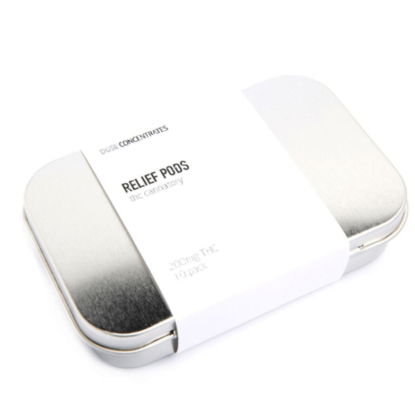 Dose Concentrates 200mg THC Relief Pods – 10 pods/pack | CannaCured Canada