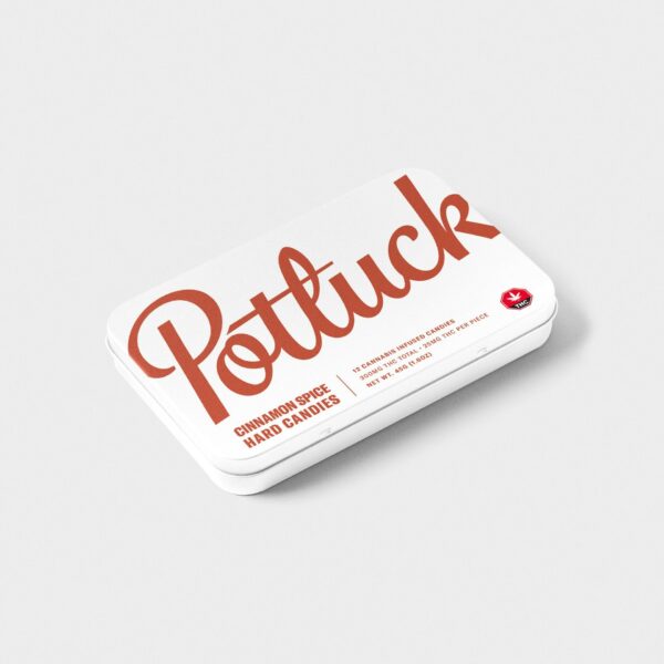 Potluck – Hard Candy – Cinnamon Spice – 300mg THC | CannaCured Canada