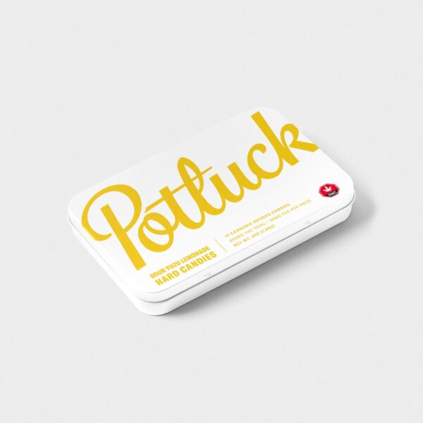 Potluck – Hard Candy – Sour Yuzu Lemonade – 300mg THC | CannaCured Canada