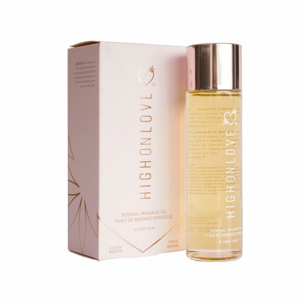 High On Love – Massage Oil – Lychee Martini | CannaCured Canada