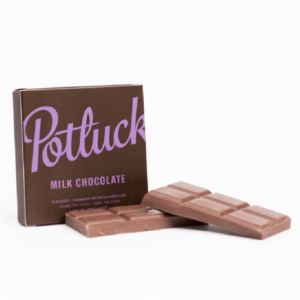 Potluck – Infused Chocolate – Milk Chocolate – 300mg THC | CannaCured Canada